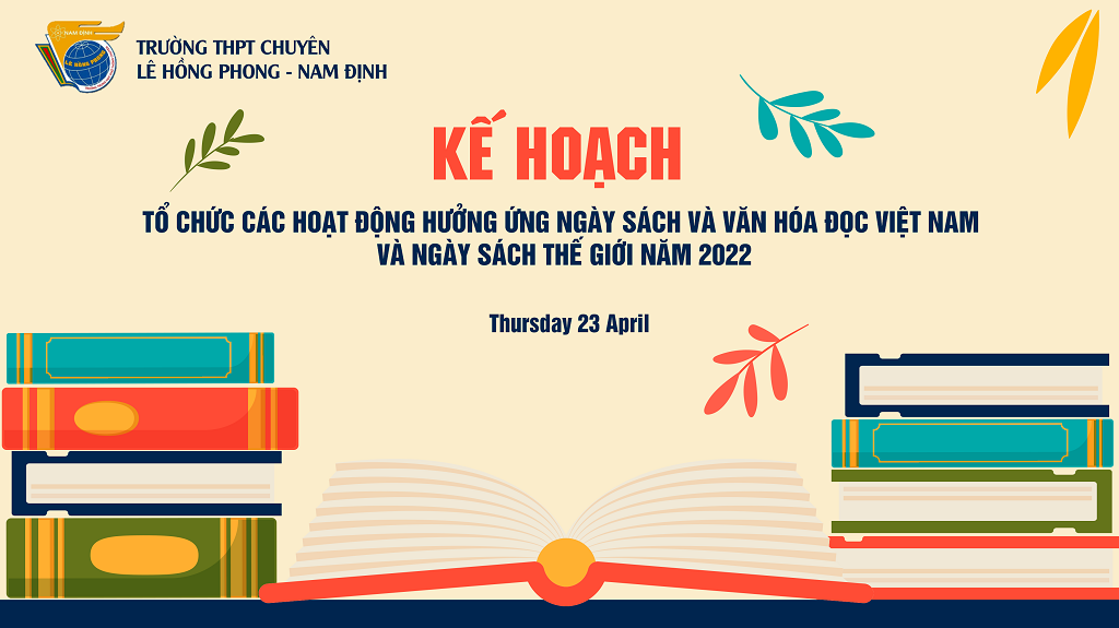 Kế hoạch tổ chức các hoạt động hưởng ứng ngày sách và văn hóa đọc Việt Nam và ngày sách thế giới năm 2022